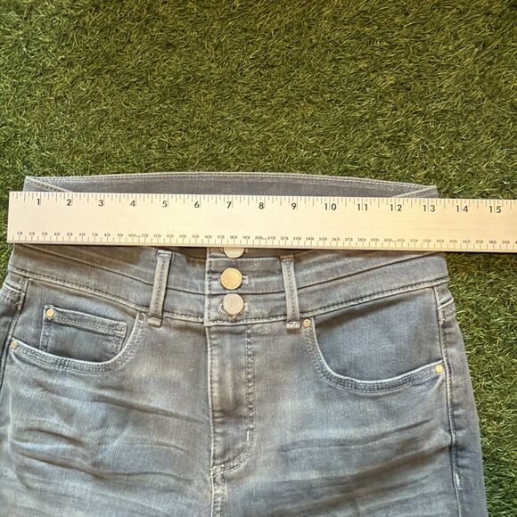Ann Taylor Pants Women’s 2 High Rise The Skinny In Curvy Gray Wash - Picture 4 of 9